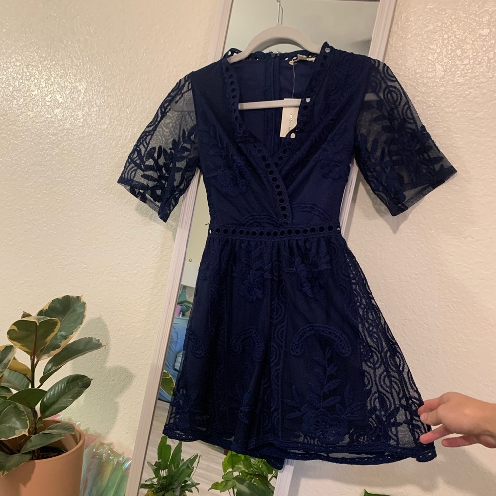 Lace Romper - Picture 2 of 7